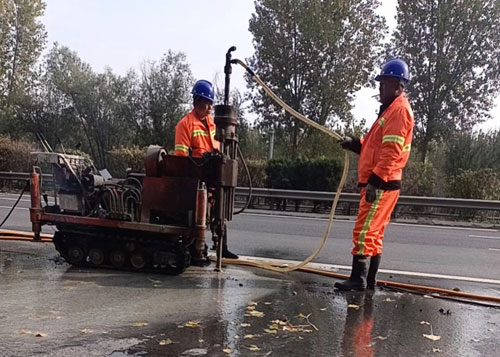 南开高速公路下沉注浆加固